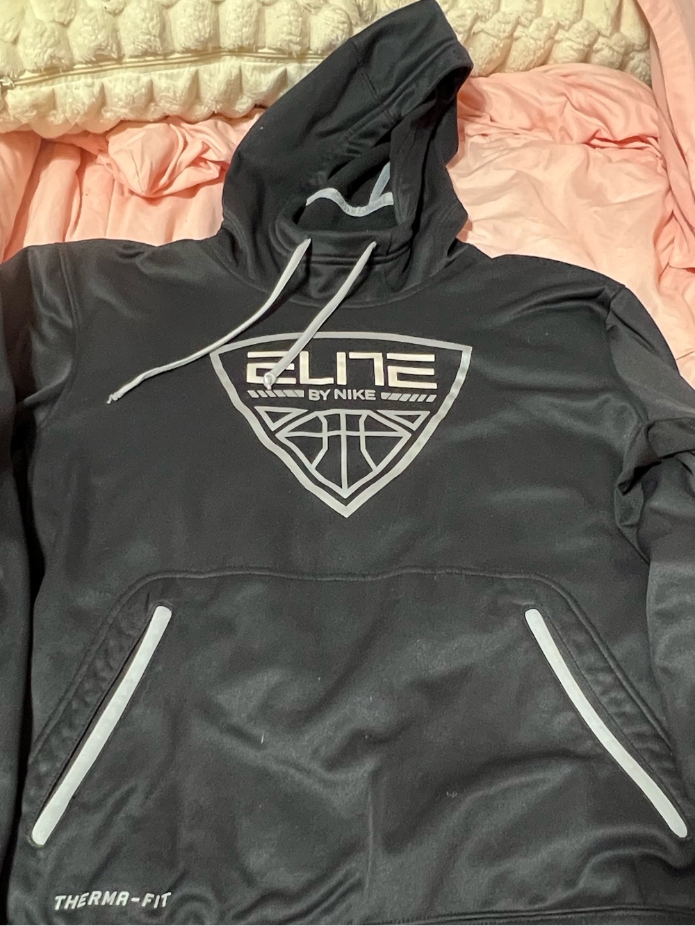 Nike Black Elite Therma-FIT Hooded Pullover